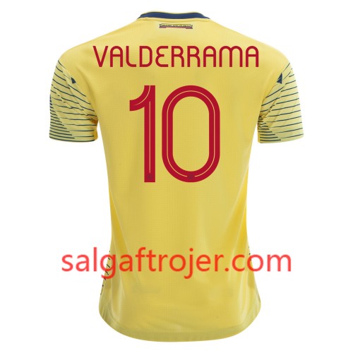 Colombia Fodboldtrøjer Carlos Valderrama 10 Hjemmebanesæt Copa América 2019 Kort ærmer Colombia Fodboldtrøjer Carlos Valderrama 10 Hjemmebanesæt Copa América 2019 Kort ærmer